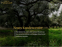 Tablet Screenshot of kreta-olivenoel.gr